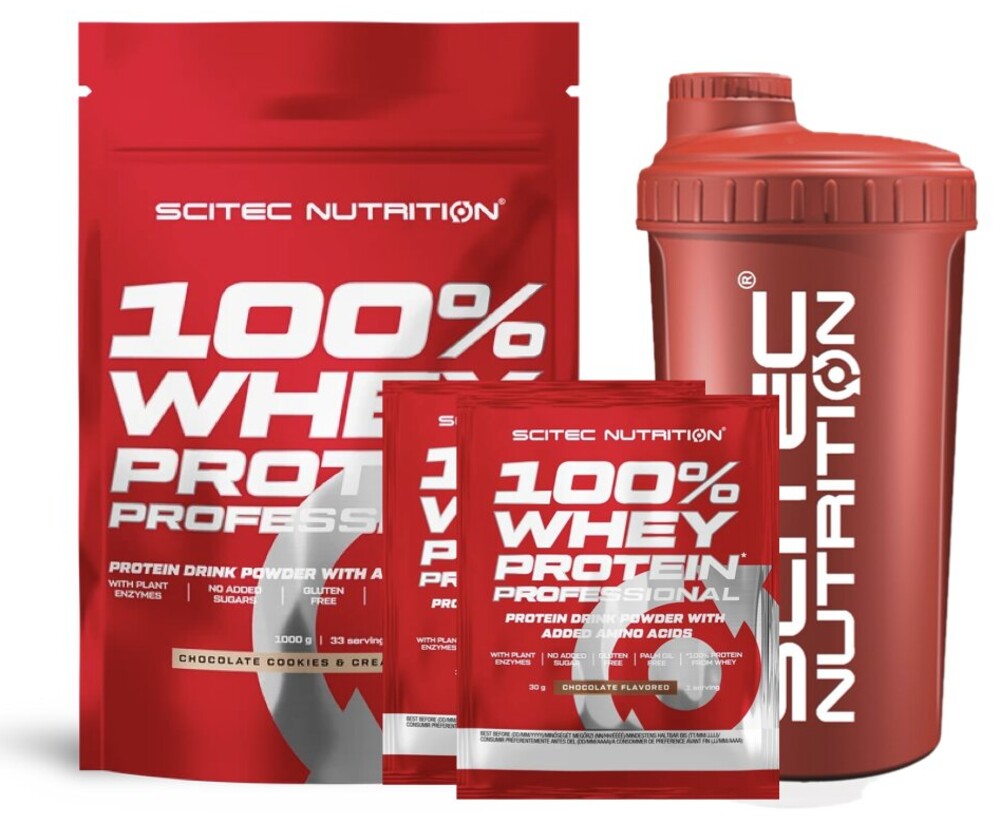 AKCE 100% WP Professional 1000 g + ZDARMA Šejkr 700 ml + 2x vzorek