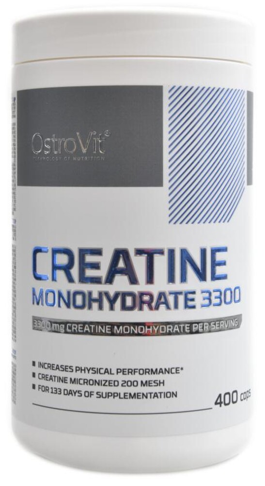 Creatine monohydrate 3300 400 kapslí
