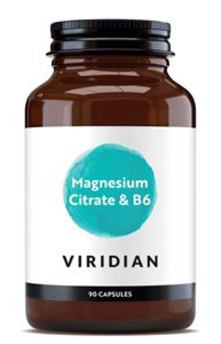 Magnesium Citrate with Vitamin B6 90 kapslí (Hořčík s vitamínem B6) SK