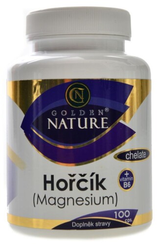 Hořčík magnesium chelate + vit. B6 100 kapslí
