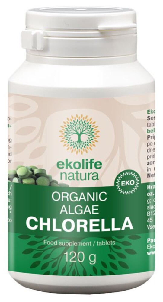 Algae Chlorella Organic 240 tablet (Bio řasa chlorella)