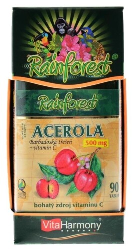 Acerola + Vitamín C 90 tablet