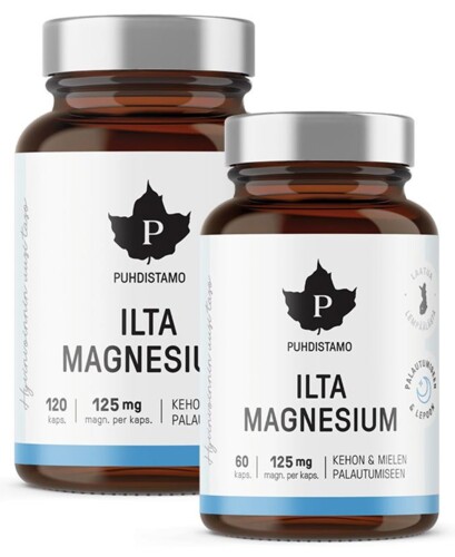 Night Magnesium 120 kapslí + 60 kapslí ZDARMA (Ilta Magnesium)