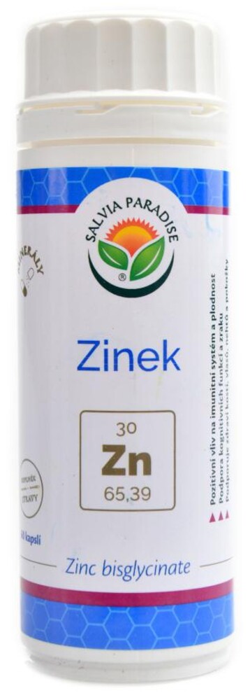 Zinek 60 kapslí zinc bisglycinate