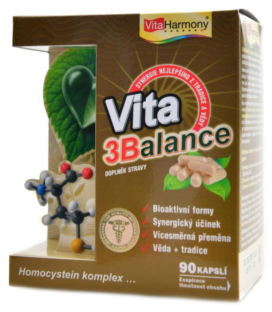 Vita 3 Balance Homocystein komplex 90 kapslí