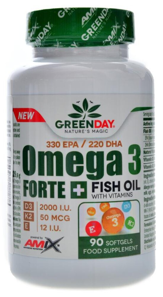 Omega 3 forte + D3 + K2 + E 90 softgel