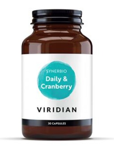 Synerbio Daily+ Cranberry 30 kapslí (Směs probiotik a prebiotik s brusinkovým extraktem)