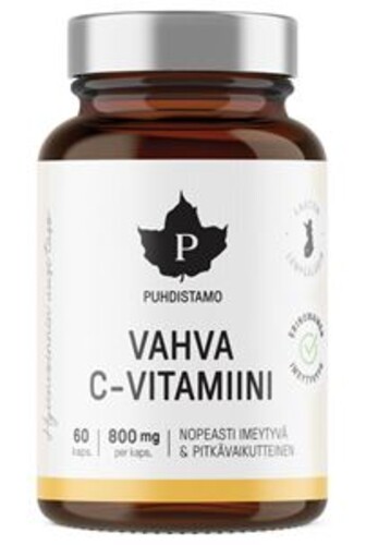 Strong Vitamin C 60 kapslí (Vahva C-Vitamiini)