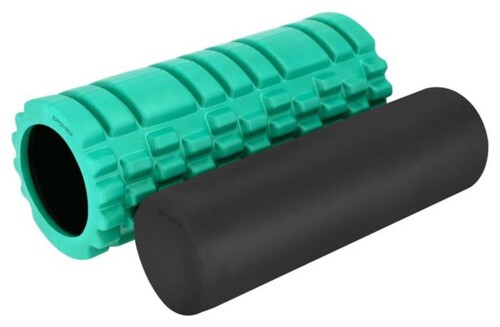 MIX ROLL fitness masážní válec 2v1 33cm zelený