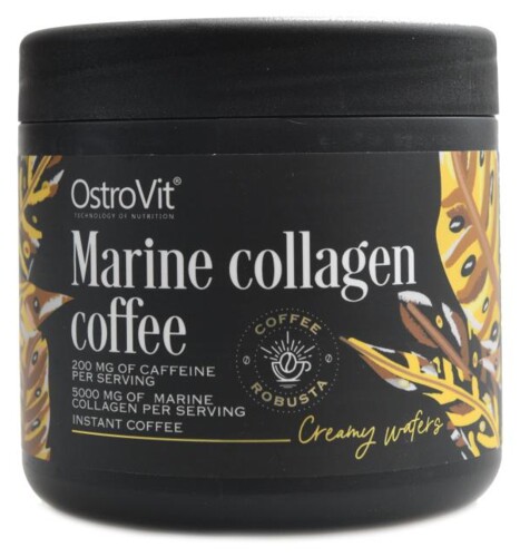 Coffee with marine collagen 150g creamy wafers