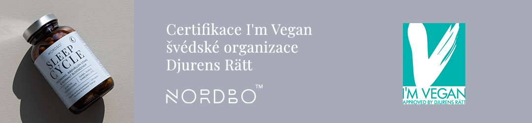 Certifikát I´m Vegan garantuje, že produkt je 100% rostlinného původu.