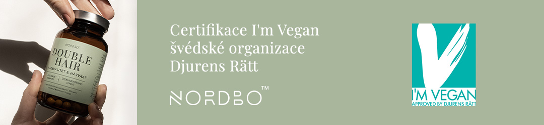 Certifikát I´m Vegan garantuje, že produkt je 100% rostlinného původu.